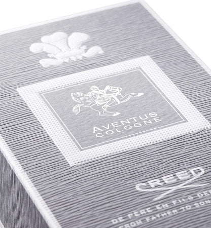 Creed Aventus Cologne packaging detail