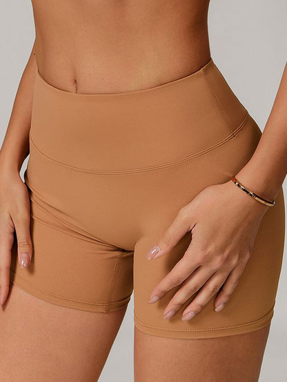 BUYCO Female Solid Color Push Up Design Fit Shorts