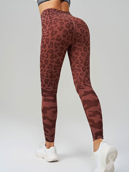 BUYCO Female Leopard Print Elastic Tight Push Up Design Leggings