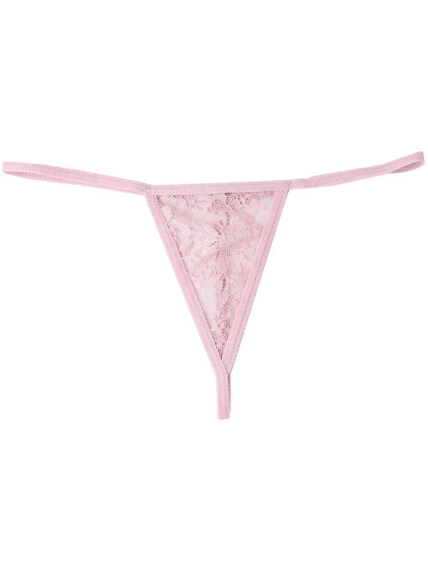 BUYCO Female Lace Print T-back Panties