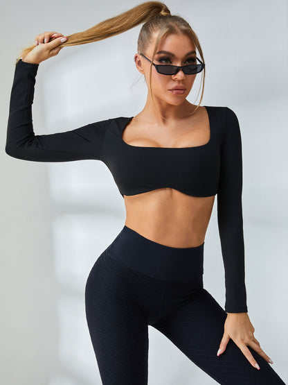 BUYCO Female Solid Color With Chest Three-dimensional Tracksuit