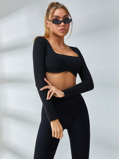 BUYCO Female Solid Color With Chest Three-dimensional Tracksuit