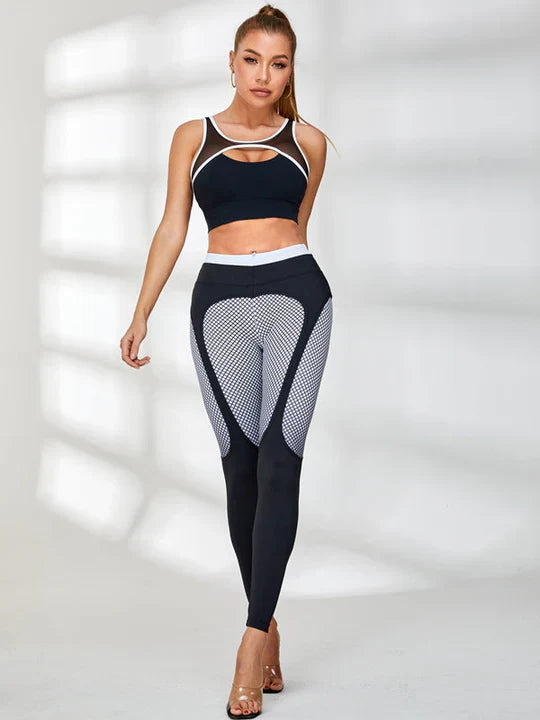BUYCO Female Pop Style Contrast Color Leggings
