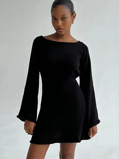 BUYCO Female Fitted Solid Color Backless Without Bikini Set Cover-up