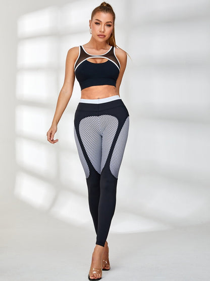 BUYCO Female Pop Style Contrast Color Leggings
