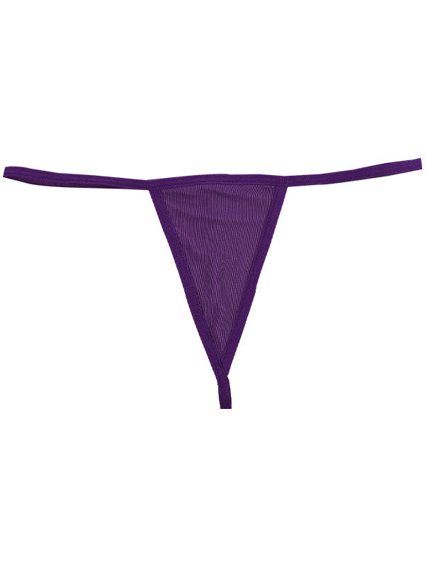 BUYCO Female Lace Print T-back Panties