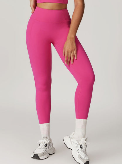 BUYCO Female High-waisted Hip-lift Quick Dry Elastic Tight Ruched Back Leggings