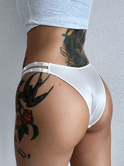 BUYCO Female Fitted Animal Print T-back Panties