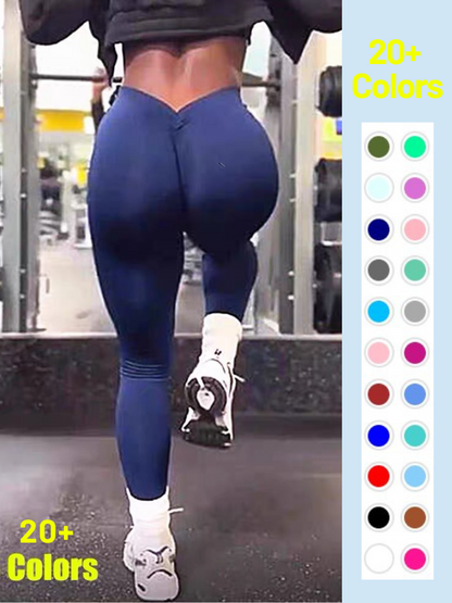BUYCO Female Ruched Back Deep V Back Leggings X Carmen⭐