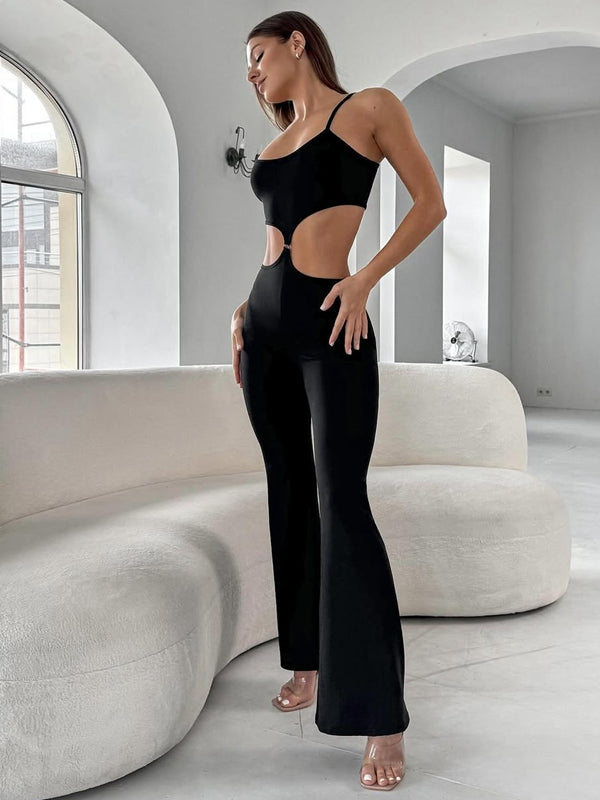 BUYCO Female Flare Cutout Jumpsuit