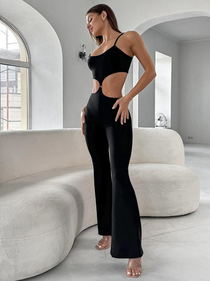 BUYCO Female Flare Cutout Jumpsuit