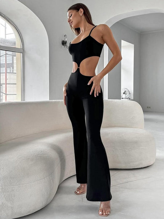 BUYCO Female Flare Cutout Jumpsuit