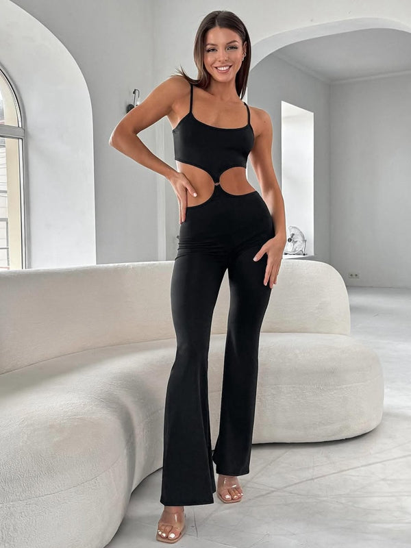 BUYCO Female Flare Cutout Jumpsuit
