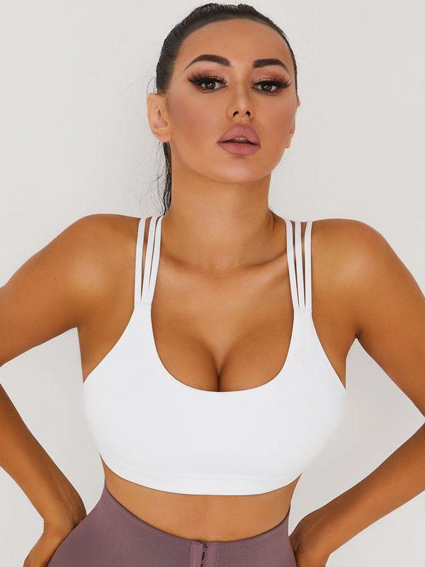 BUYCO Female Cross Back Sports Corset Bras