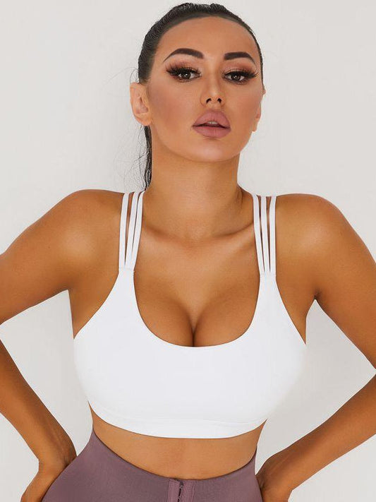 BUYCO Female Cross Back Sports Corset Bras
