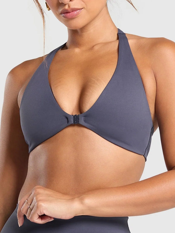 BUYCO Female Halter Backless Sports Bras