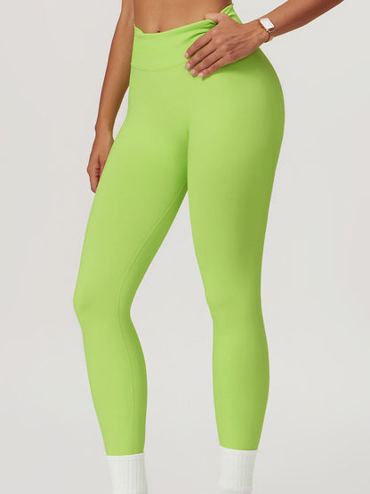 BUYCO Female Seamless Ruched Back High-waisted Fit Leggings