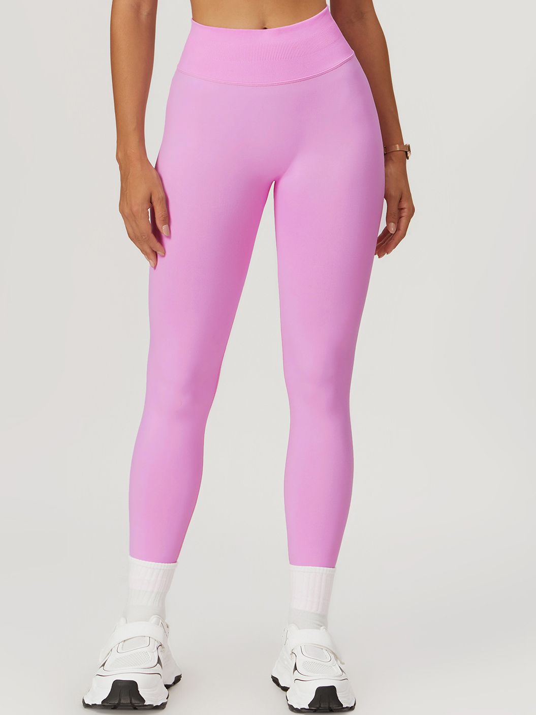 BUYCO Female Seamless Ruched Back High-waisted Fit Leggings