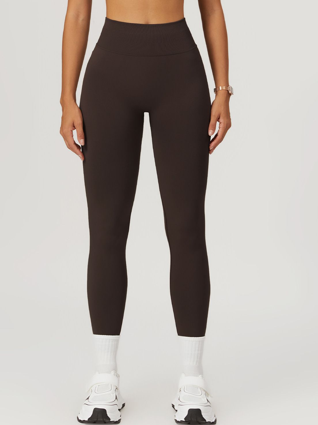 BUYCO Female Seamless Ruched Back High-waisted Fit Leggings
