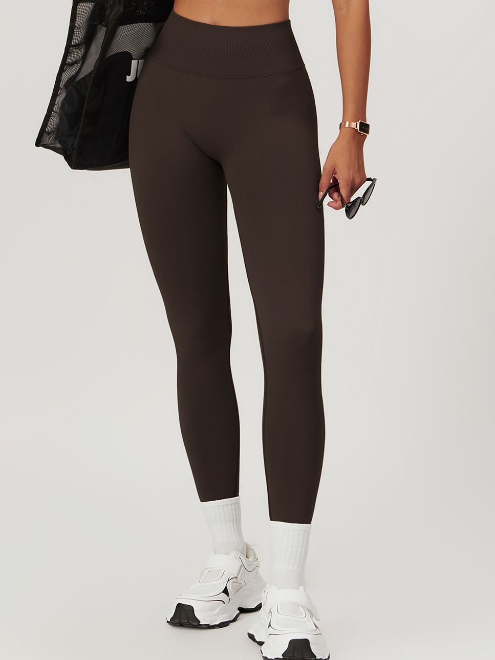 BUYCO Female Seamless Ruched Back High-waisted Fit Leggings