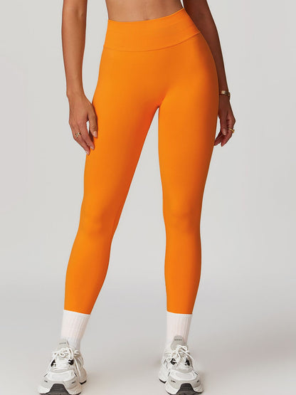 BUYCO Female Seamless Ruched Back High-waisted Fit Leggings