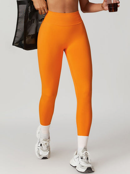 BUYCO Female Seamless Ruched Back High-waisted Fit Leggings