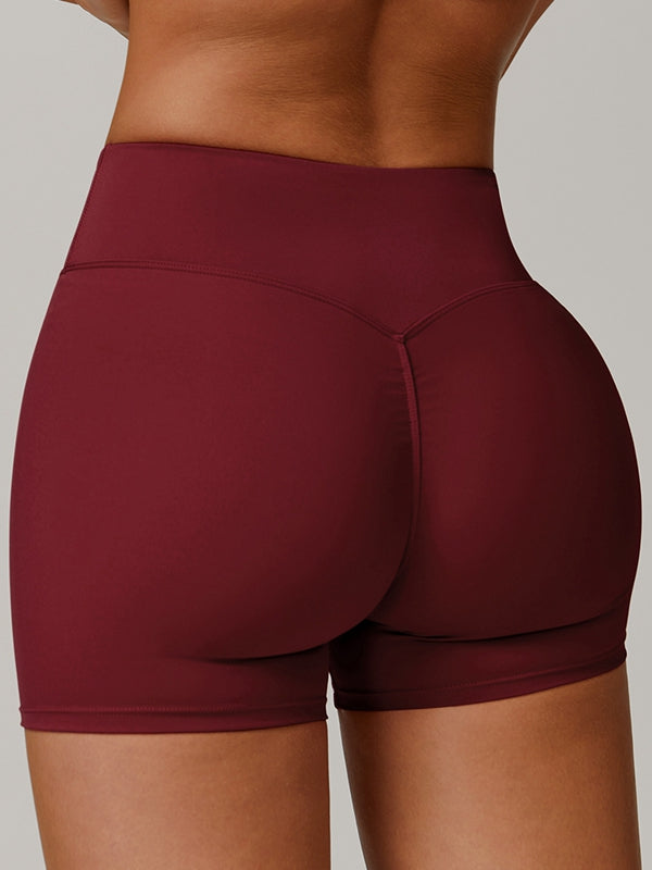 BUYCO Female Fitted V-shape Waist Flare Backless Short Tracksuit