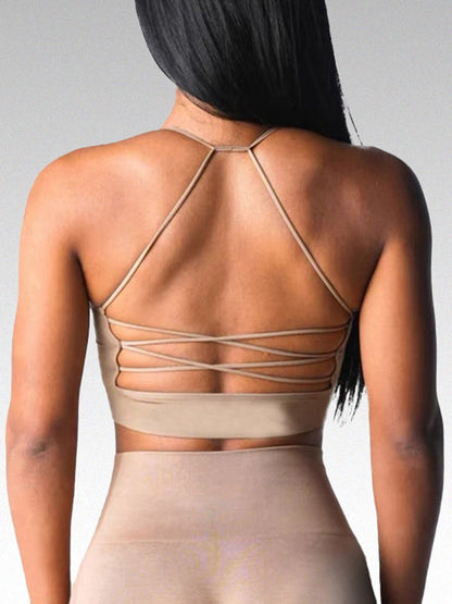 BUYCO Female Cross Back Yoga Sports Bras