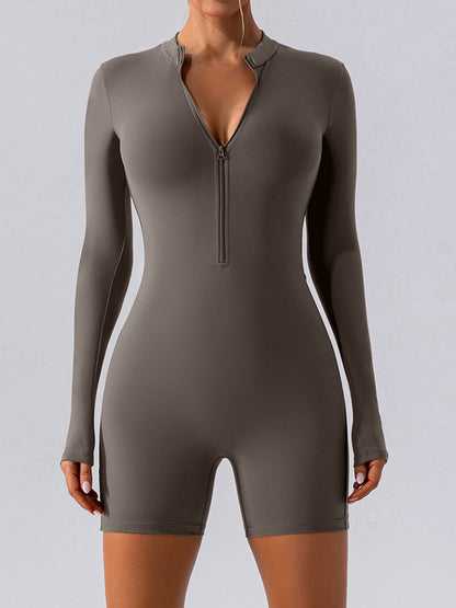 BUYCO Female Zipper Hip-lift Romper