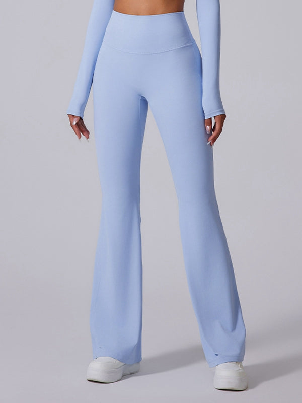 BUYCO Female Flare High-rise Hip-lift Yoga Leggings