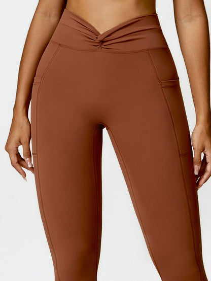 BUYCO Female Pocket Twist Leggings