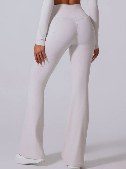 BUYCO Female Flare High-rise Hip-lift Yoga Leggings