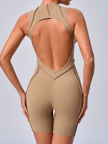 BUYCO Female Fitted Backless Quick-dry Romper