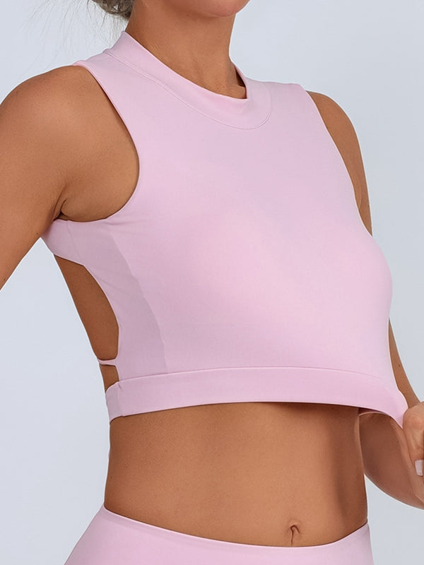 BUYCO Female Beautiful Back Bow-knot Quick Dry Sports Bras