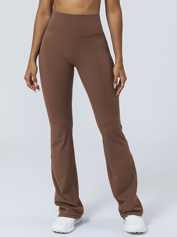 BUYCO Female Unique Hip Stripes Flare Leggings