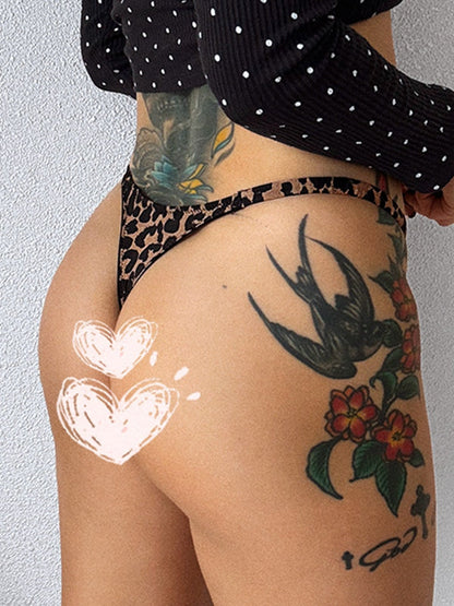 BUYCO Femal Fitted Leopard Print Panties