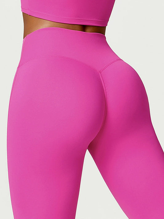 BUYCO Female Ruched Back Seamless Yoga Leggings