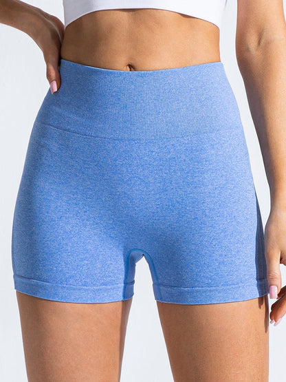 BUYCO Female Seamless Deep V Back Ruched Back Shorts