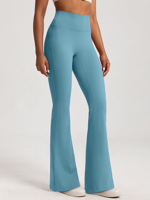 BUYCO Female Fleece Flare Elastic Tight Leggings