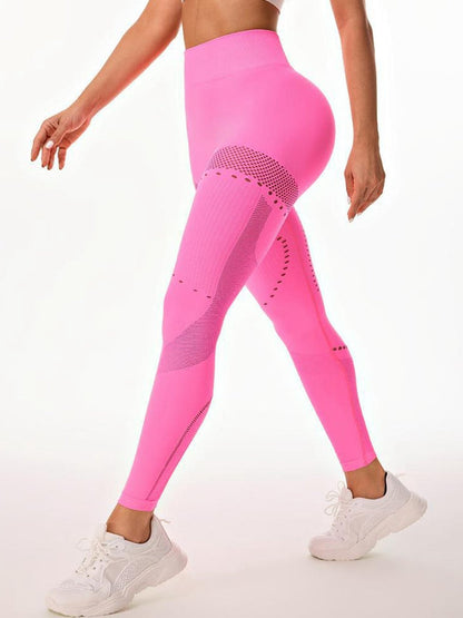 BUYCO Female Fishnet Hollow Out Quick Dry Leggings