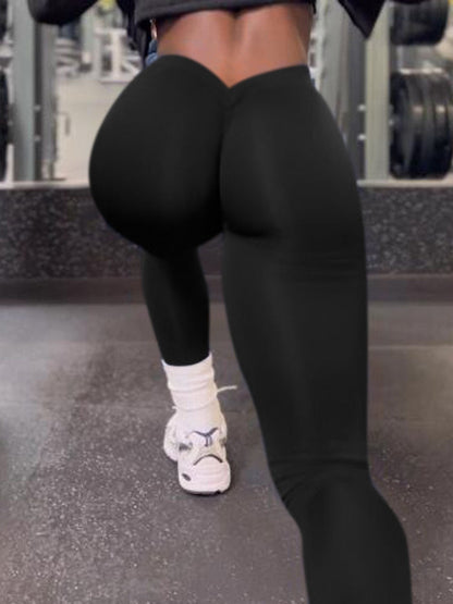 BUYCO Female Ruched Back Deep V Back Leggings X Carmen⭐