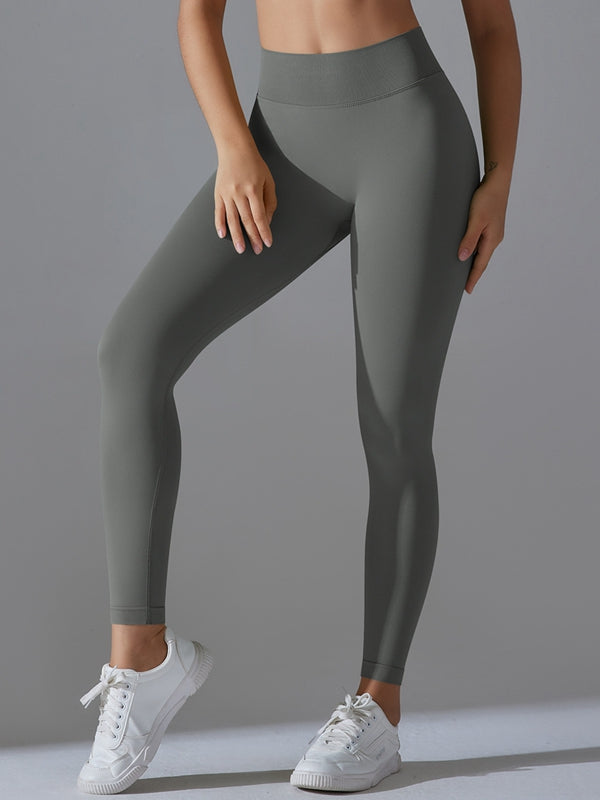 BUYCO Female Seamless Ruched Back Yoga Leggings