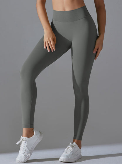 BUYCO Female Seamless Ruched Back Yoga Leggings
