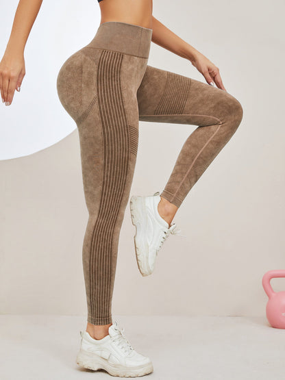 BUYCO Female Denim Ruched Back High-rise Leggings