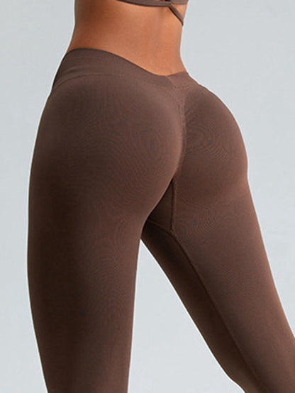 BUYCO Female Deep V Back Ruched Back Leggings