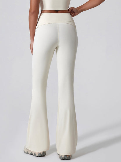 BUYCO Female Twist Flare Hip-lift Leggings