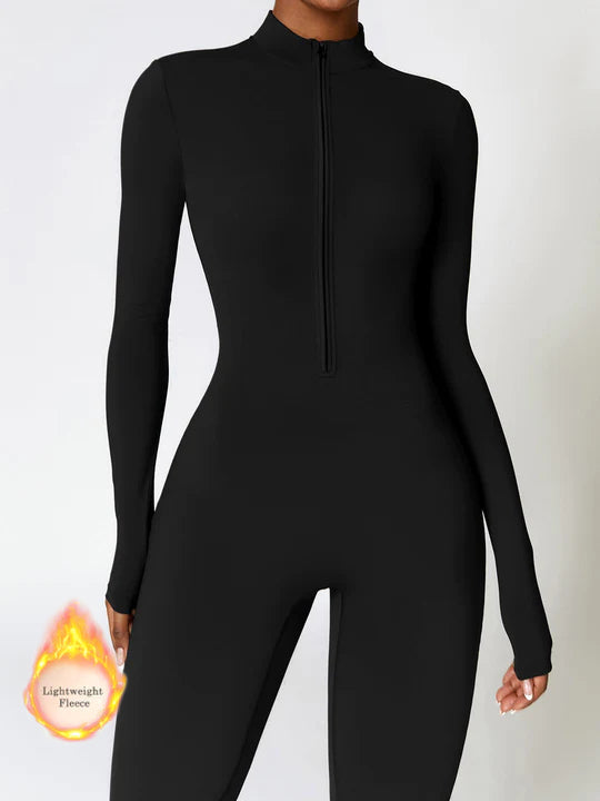 BUYCO Female Zipper Fleece Jumpsuit