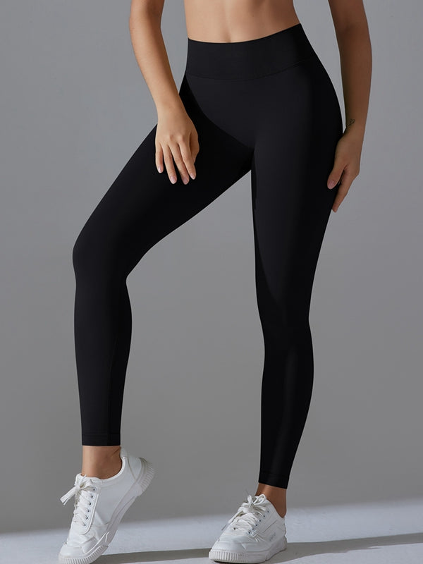 BUYCO Female Seamless Ruched Back Yoga Leggings