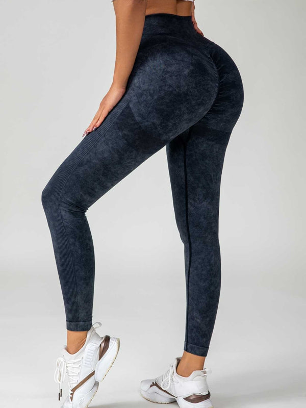 BUYCO Female Denim Ruched Back High-rise Leggings