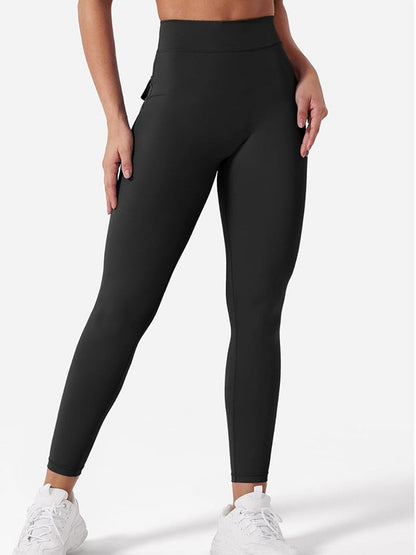 BUYCO Female Deep V Back Pocket Cargo Leggings